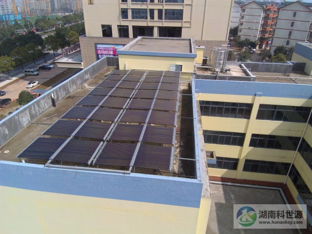長沙壹里星街項目配套幼兒園太陽能熱水系統