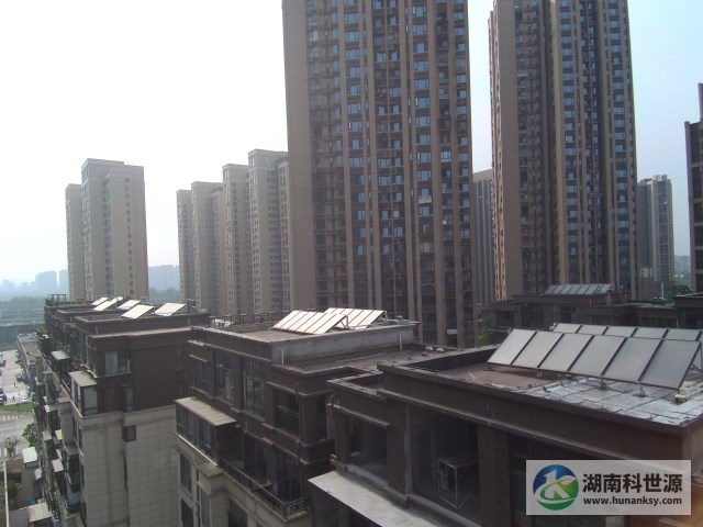 合能地產洋湖公館二期項目太陽能熱水系統工程