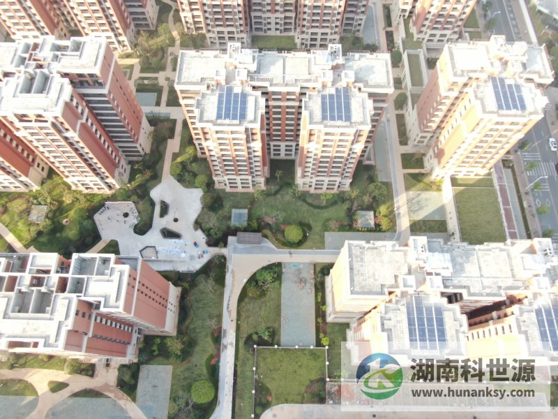 鑫遠翡麗郡項目住宅區太陽能熱水系統工程