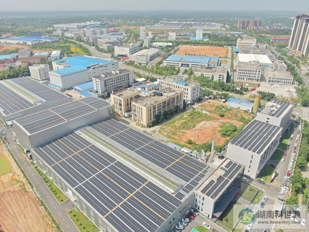 長(zhǎng)沙銀騰塑印包裝公司廠房屋頂分布式光伏發(fā)電工程