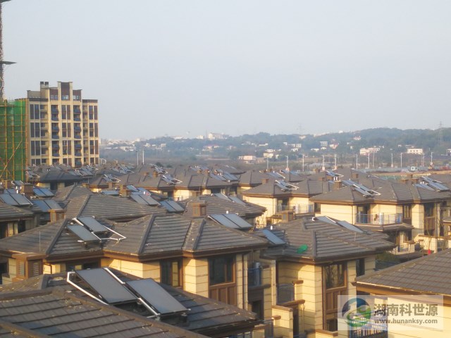 別墅太陽能熱水工程