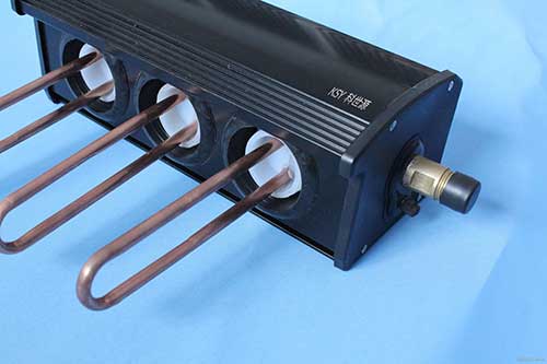 U型管集熱器實(shí)體樣品結(jié)構(gòu)示意