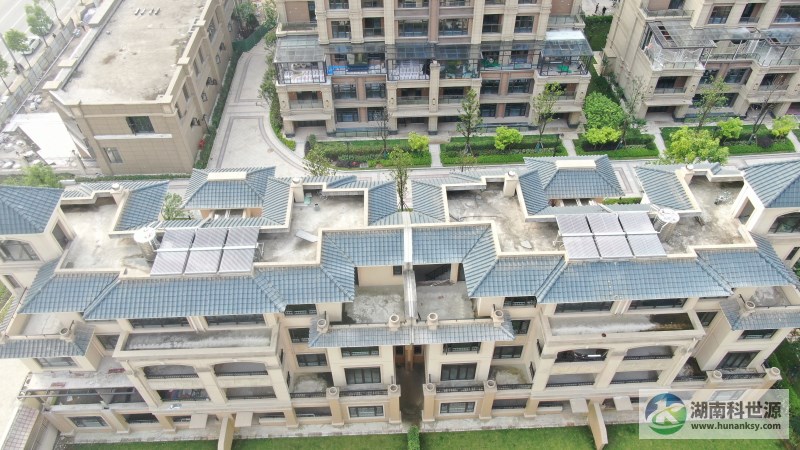 洋房太陽能熱水系統工程