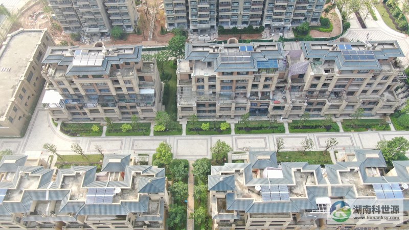 洋房太陽能熱水系統工程